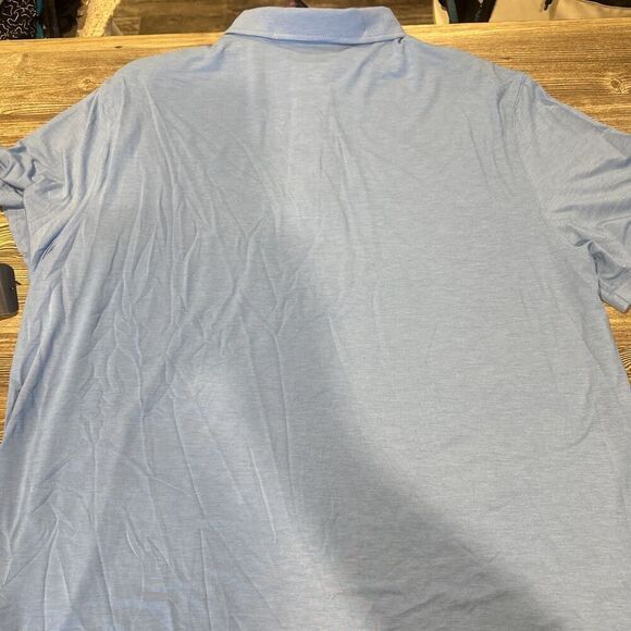 George Men's & Big Men's Blue Polo with Short Sleeves, Size 2XL. NWT. - Picture 8 of 8
